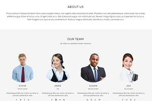 Baleen - One Page Bootstrap Template