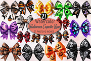Halloween Coquette Bow Sublimation C, an Illustration by SVGArt (Thumbnail 1 of 8)