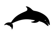 Dolphin Jumping Silhouette Vector bu, an Illustration by Designs_River (Thumbnail 30 of 48)