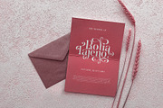 Hubein Kamaru Elegant Ligature Font, a Serif Font by Graphicxell (Thumbnail 10 of 22)