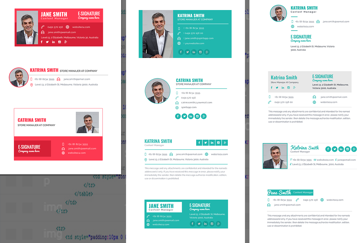R35 HTML Responsive E-Signature, an Email Template by QuickArtisan (Photo 13 of 27)