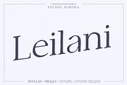 Leilani - Hand Drawn Elegant Serif, a Serif Font by Studio Aurora (Thumbnail 1 of 9)