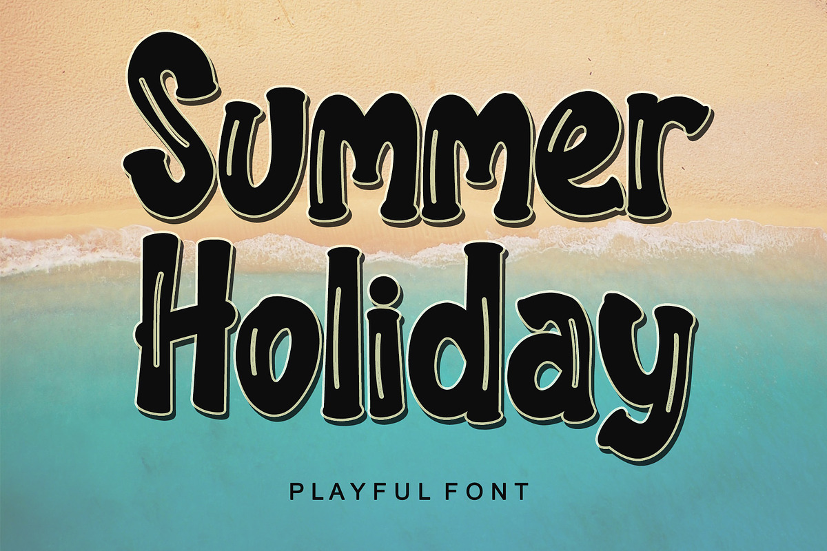 Summer Holiday, a Handwritten Font by Letterafa Studio (Photo 1 of 8)