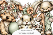Whimsical easter clipart - Spring, an Illustration by SinaCreation (Thumbnail 1 of 11)