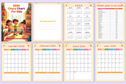 2026 Chore Chart for Kids Canva Kdp, a Stationery Template by Mustafiz (Thumbnail 2 of 5)