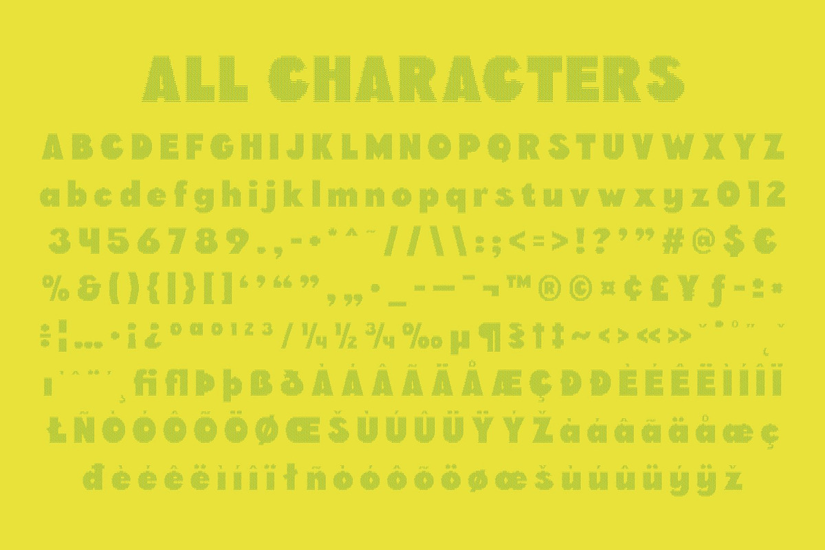 CS Guthen Ascii, a Sans Serif Font by Craft Supply Co. (Photo 8 of 8)