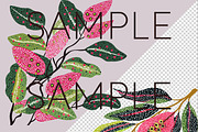 Aboriginal-Style Eucalyptus Clipart, a Decorative Illustration by Pawcasso's Portraits (Thumbnail 7 of 9)