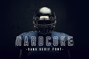 Hardcore | Three Weight Font Family
