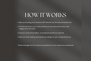 Black Minimalist Rate Card, a Design Template by Business Chic (Thumbnail 2 of 3)