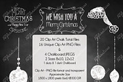 PHOTO HOLIDAY TREE CHALK CLIPART, an Illustration by Artfanaticus (Thumbnail 3 of 4)