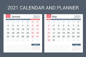 2021 Calendar And Planner