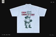 Vintage Cowboy Boxer Frog T-Shirt, an Animal Illustration by shaondesigns (Thumbnail 3 of 4)