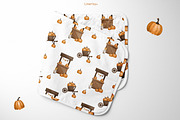 Autumn farm-kids collection, a Seasonal Illustration by Linerisyart (Thumbnail 12 of 23)