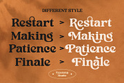 Maguen Modern Retro Display, a Sans Serif Font by Typetemp Studio (Thumbnail 10 of 14)