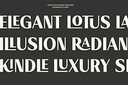 Onelia - Stylish Sans Serif Font, a Sans Serif Font by RagamKata (Thumbnail 6 of 9)