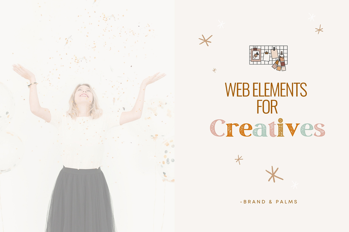 Web Elements For Creatives, a Design Template by Brand & Palms (Photo 8 of 8)