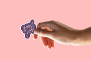 Sticker Hand Mockup Canva Template, a Merchandise Mockup by GraphiCarola (Thumbnail 3 of 5)