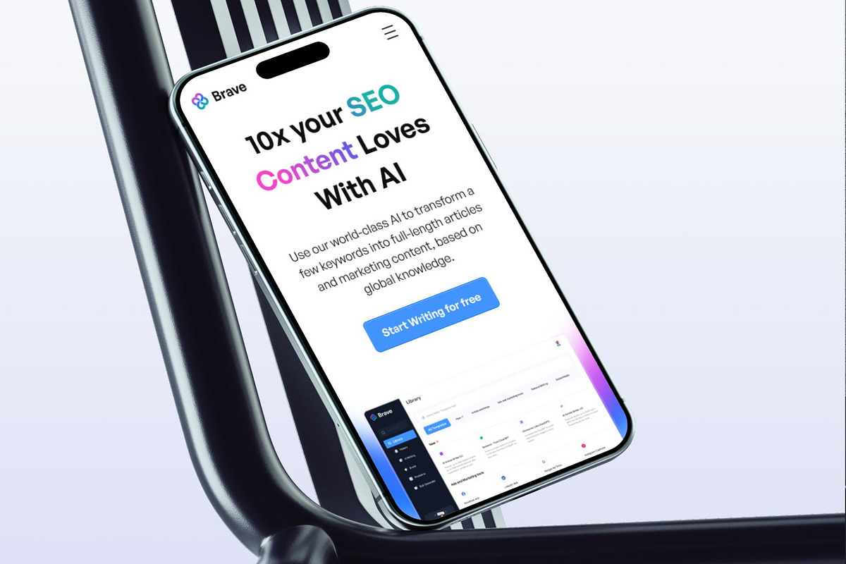 AI Multipurpose Website UI Kits, an UI Kit Template by Lumina_ui_ux202 (Photo 5 of 7)