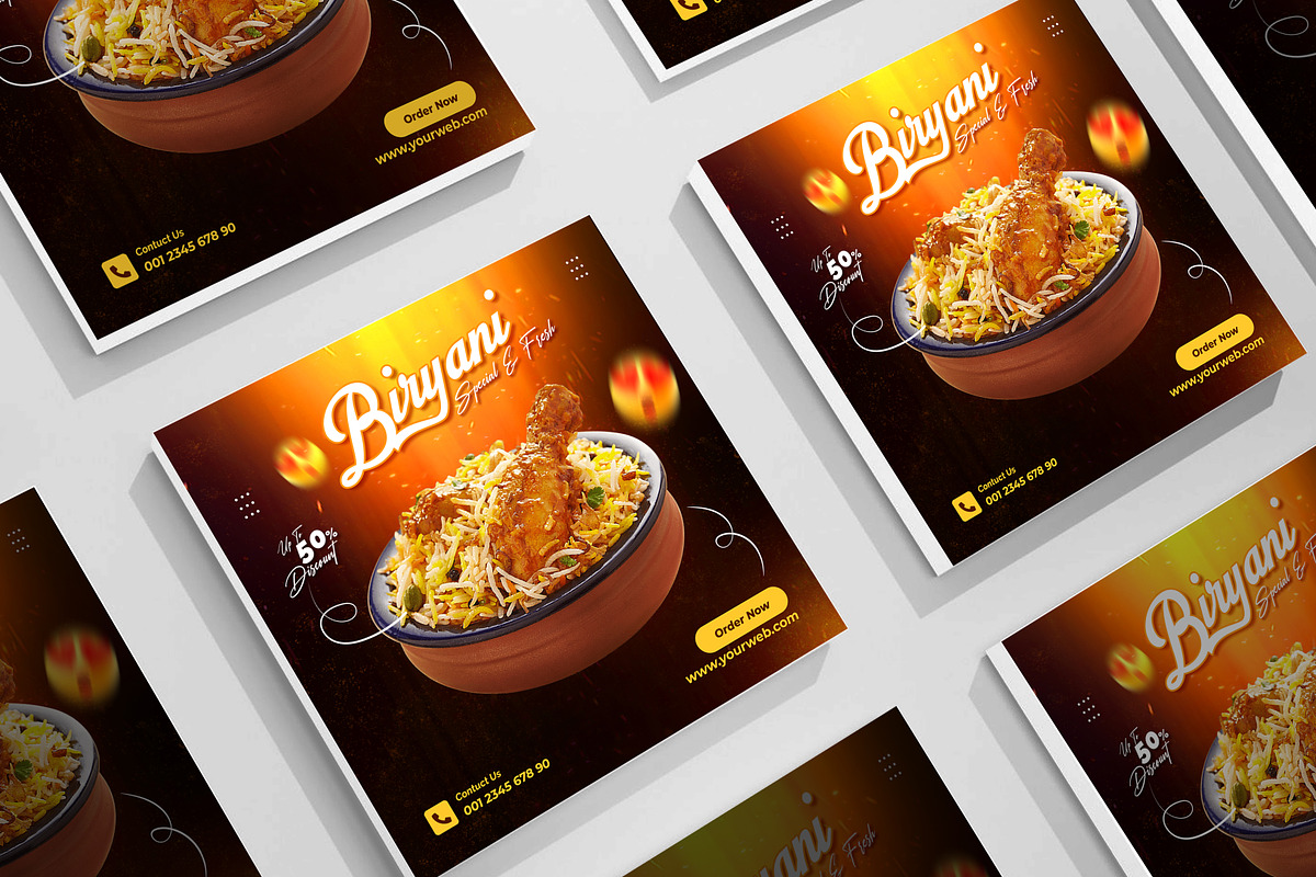 Special food social media banner, a Social Media Template by mdmijanur0187 (Photo 3 of 3)