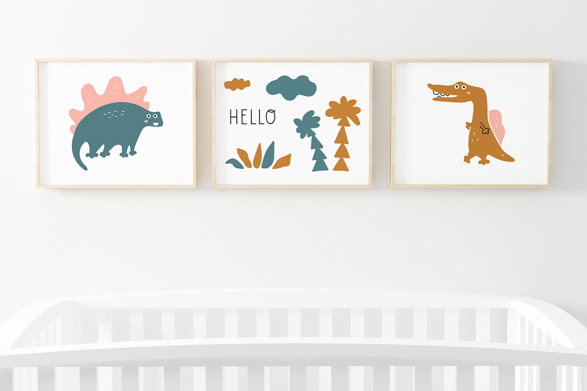 Dinosaurs, an Animal Illustration by cutelevindesign (Photo 5 of 11)