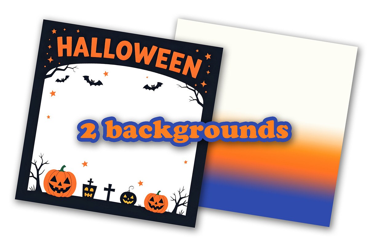 95 Spooktacular Halloween Clipart, a Seasonal Illustration by Sharon Schwalbe (Photo 6 of 9)