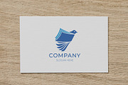 Book logo with bird illustration, a Branding & Logo Template by Medianeka (Thumbnail 3 of 3)