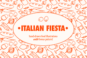 Charming Italian Food Illustrations, an Illustration by studiokokomo (Thumbnail 1 of 7)