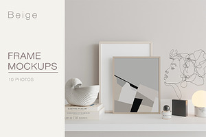 Frame Mockup Kit Beige