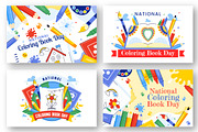 10 National Coloring Book Day, an Education Illustration by denayunebgt (Thumbnail 2 of 4)
