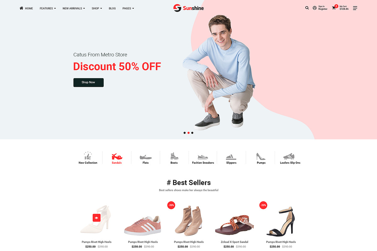 SM Sunshine - Magento 2 Theme, a Websites & App Template by YouTech
