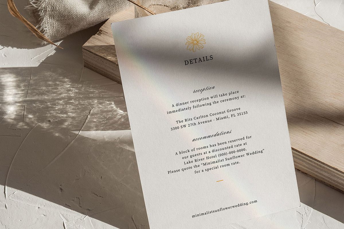 Minimalist Invitation Canva Template, an Invitation Template by microstd (Photo 4 of 6)