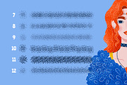 18 Grainy Vector Brushes, a Brush Add-On by IuliiaSavko (Thumbnail 7 of 8)