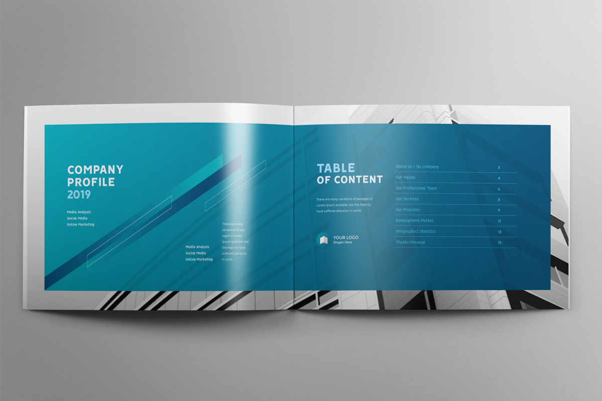 Company Profile Landscape A4 & A5, a Brochure Template by Pro-Gh (Photo 5 of 9)