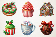 Sweet Holiday Cheer Clipart, an Illustration by RobertsArt (Thumbnail 6 of 7)