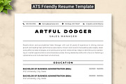 Sales Manager Resume Template, a Resume Template by ResumeInventor (Thumbnail 1 of 9)