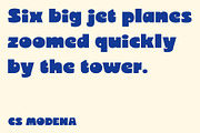 CS Modena – Bold Font, a Sans Serif Font by Craft Supply Co. (Thumbnail 4 of 8)