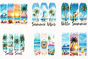 Summer Brushstroke Sublimation, an Illustration by OK Design (Thumbnail 3 of 4)