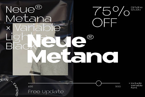 Neue Metana Font Family - 75% OFF