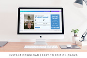Canva Event Ticket Printable PDF, a Card Template by Snapybiz (Thumbnail 3 of 10)