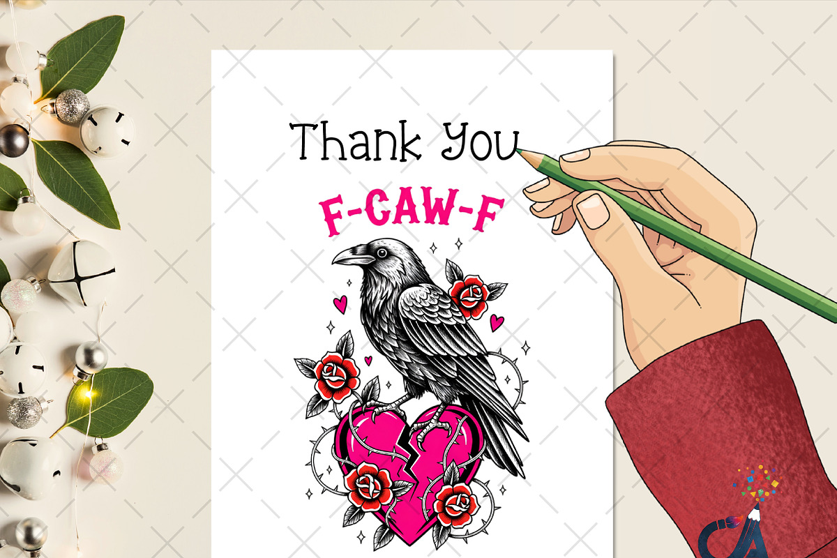 F-Caw-F PNG, Floral Heart Png, an Illustration by Creative Art (Photo 2 of 6)