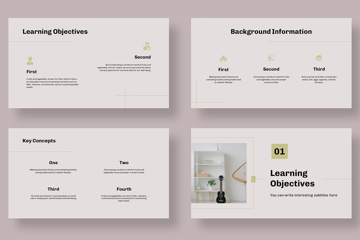 Interior Design Presentation, a Presentation Template by BumbleGraph Studio (Photo 4 of 7)