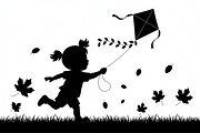 Kids Flying Kite Laser Cut Bundle, a Graphic by Designs_River (Thumbnail 8 of 11)
