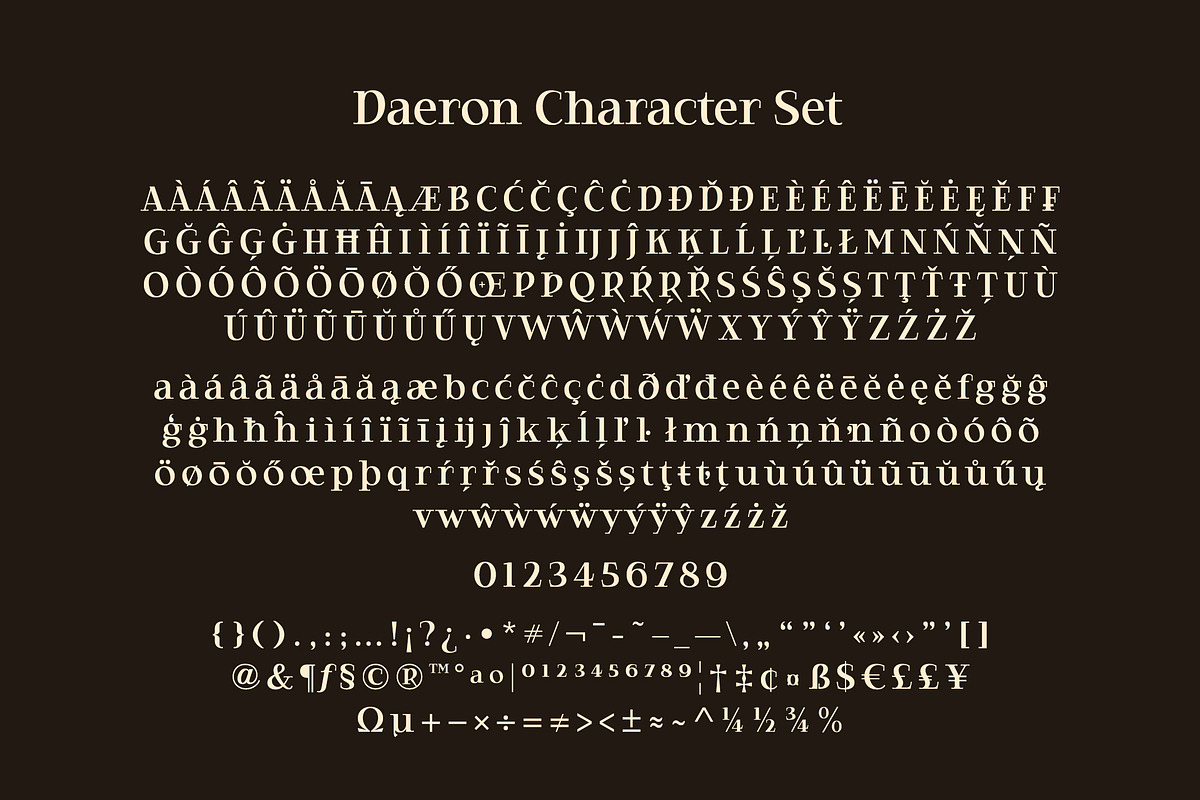 Daeron - Display Serif, a Serif Font by Uncarving (Photo 6 of 10)