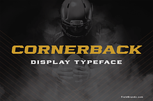 Cornerback Display Typeface