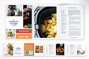 Air Fryer Recipe Cookbook, a Print Template by McLittle Stock (Thumbnail 1 of 5)