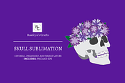 Skull Sublimation, an Object Illustration by Raafeya's Crafts (Thumbnail 1 of 4)