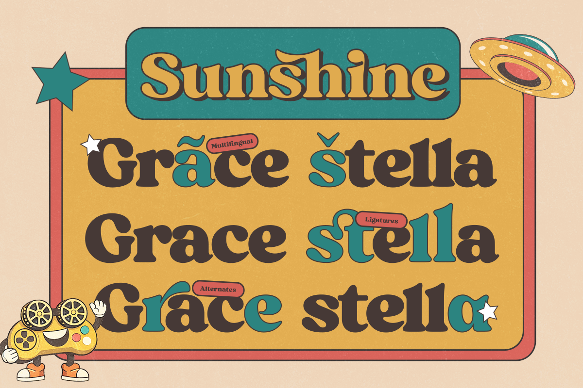 GC Club Brand - Bold Retro Serif, a Serif Font by Glyphonic (Photo 14 of 15)