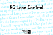 KG Lose Control, a Handwritten Font by Kimberly Geswein Fonts (Thumbnail 2 of 2)