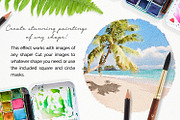 Realistic Watercolor Photo Effect, a Plug-in Add-On by Drifter Studio PrintShop (Thumbnail 3 of 9)
