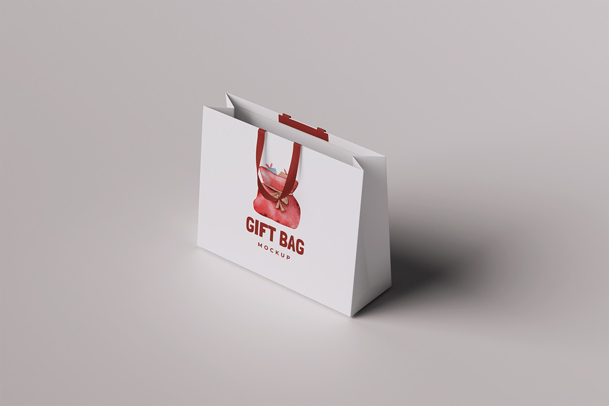 Gift Bag Mockup, a Packaging Mockup by HanaSaka_Studio (Photo 4 of 5)